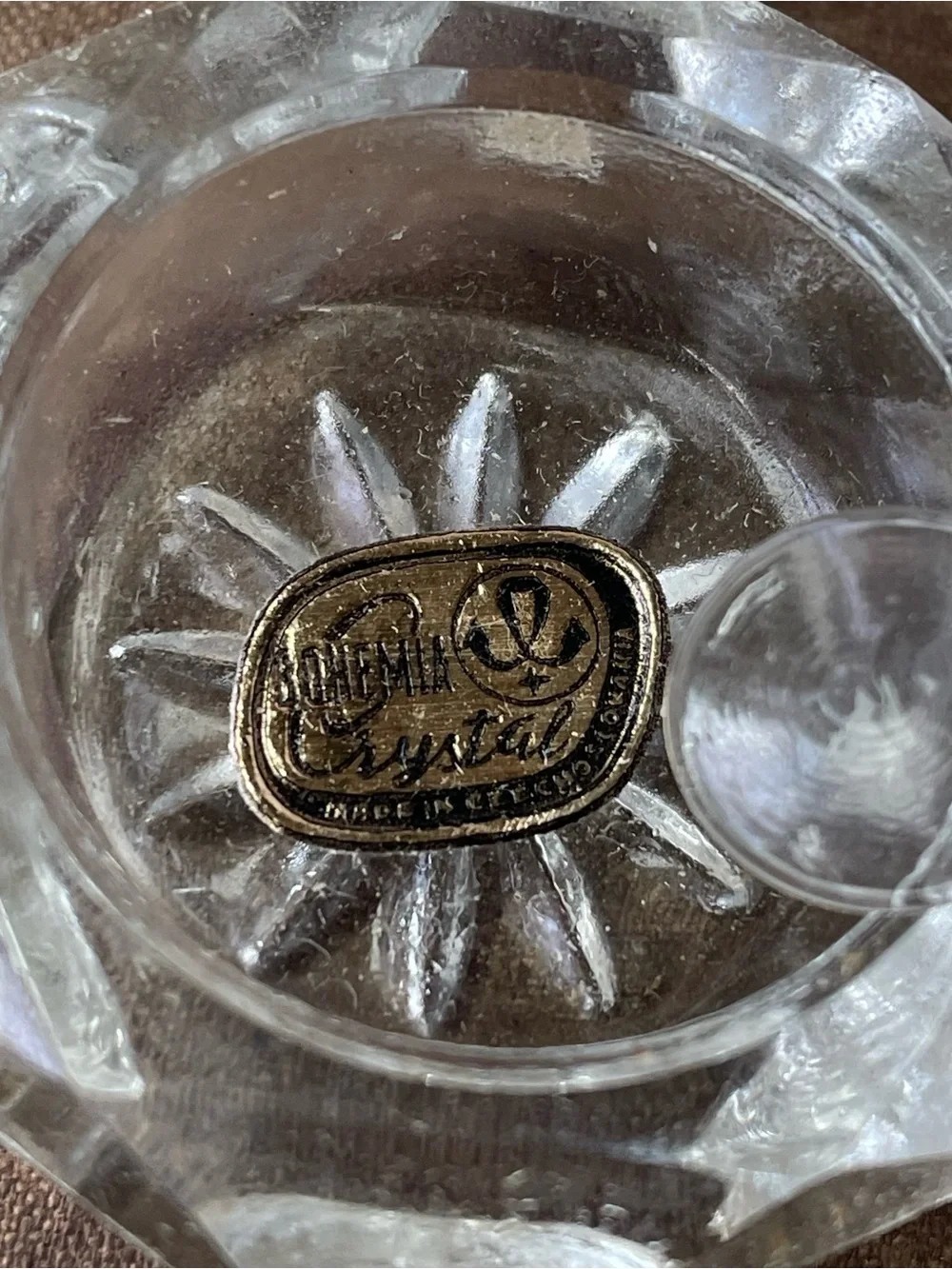 Bohemia vintage glass